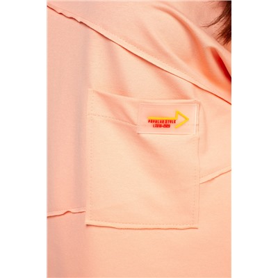 Туника футер 2-х нитка  4120/06/Персиковый