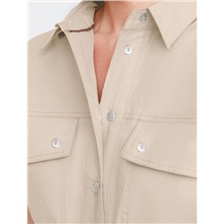 Блузка из легкого хлопкового поплина