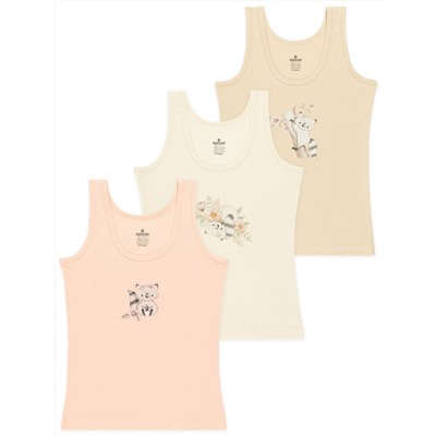 4744 Майка для девочки многоцвет (BAYKAR)