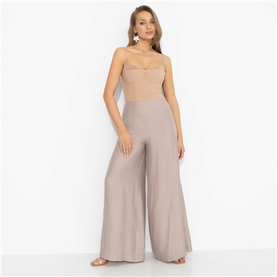 Брюки вискозные, Красиво жить (серебристо-розовые)