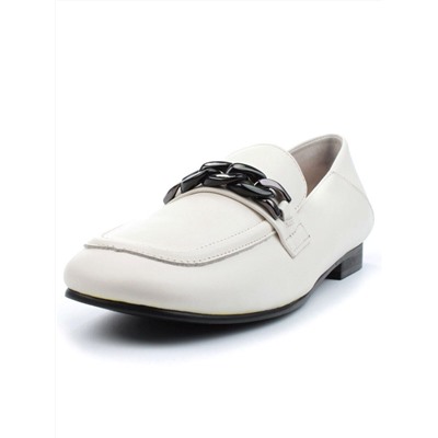 03-DCO117-2 BEIGE Лоферы женские (натуральная кожа)