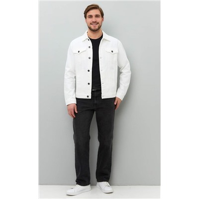 Куртка джинс F411-1257 white