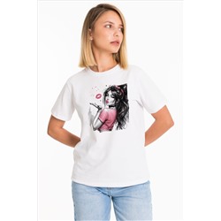 Футболка с принтом  М326061Пб