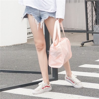 Сумка дорожная 37X15X45 см / IU-18 /уп 300/складной, дорожный рюкзак (Персиковый)