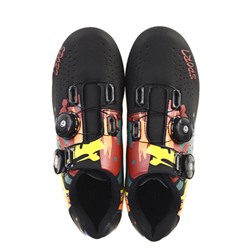 Велосипедные туфли Road 11. 37-44 size, Технологии: Нано кожа, Нейлон, Пластиковая подошва, Цвет: Черный камуфляж (37)