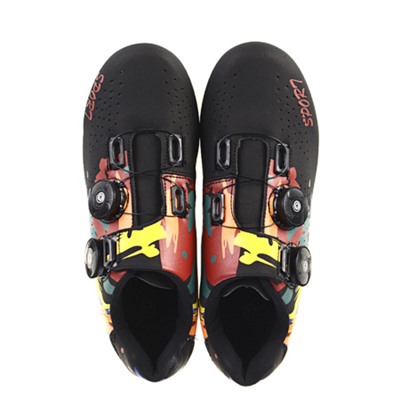 Велосипедные туфли Road 11. 37-44 size, Технологии: Нано кожа, Нейлон, Пластиковая подошва, Цвет: Черный камуфляж (37)