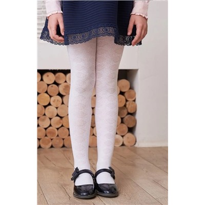 Колготки Лукоморье 273 бел Сердечки