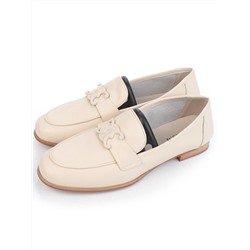 06-PDJ70-2 BEIGE Туфли женские (натуральная кожа)