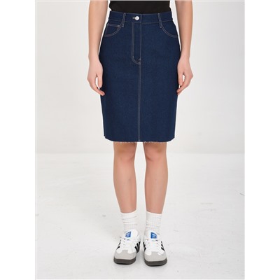 Юбка джинсовая синяя
