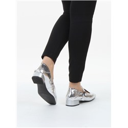 06-B68A-120U GREY/SILVER Туфли женские (натуральная кожа)