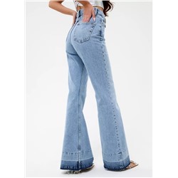 Женские джинсы клёш ретро CRACPOT