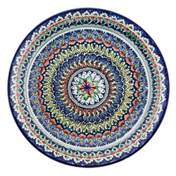 Блюдо 38см синее классическое