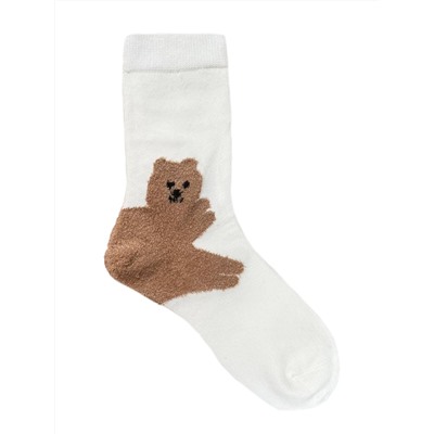 Носки р.35-40 "Зверюшки на Пятках" Мишка