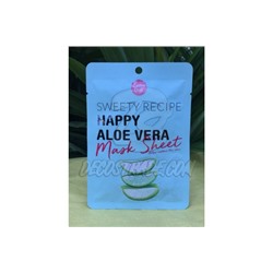 Успокаивающая тканевая маска с Алоэ от Cathy Doll, «Sweety Recipe» Happy Aloe Vera Mask Sheet, 25 гр