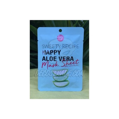 Успокаивающая тканевая маска с Алоэ от Cathy Doll, «Sweety Recipe» Happy Aloe Vera Mask Sheet, 25 гр