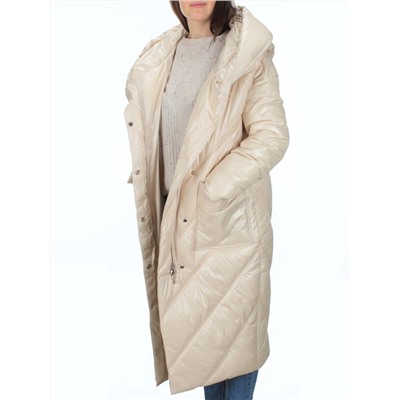 21-381 LT. BEIGE Пальто зимнее женское (200 гр. тинсулейт)
