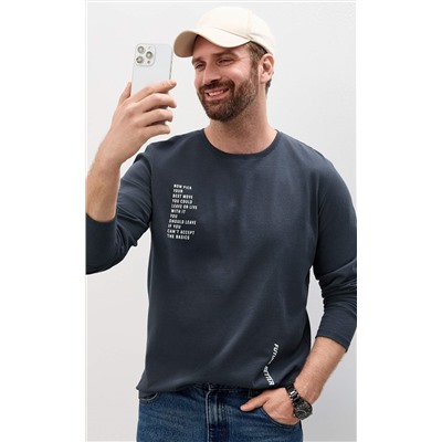 Лонгслив P611-1001-901 graphite