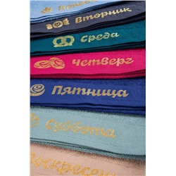 Набор мягких махровых полотенец 7 шт Happy Fox Home