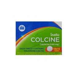Таблетки для лечения подагры Колхицин Colchicine PHARMAHOF 100 таблеток