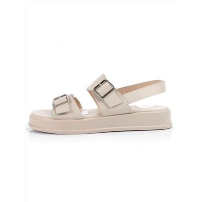 08-PEAQ196-2 LT. BEIGE Босоножки женские (натуральная кожа)