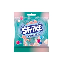 «Strike», мармелад жевательный «Дринксы» со вкусом бабл-гам, 70 г