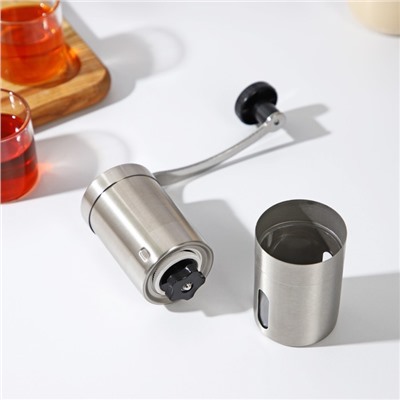 Кофемолка механическая Magistro Rodeo, 6×6×16.5 см керамический механизм