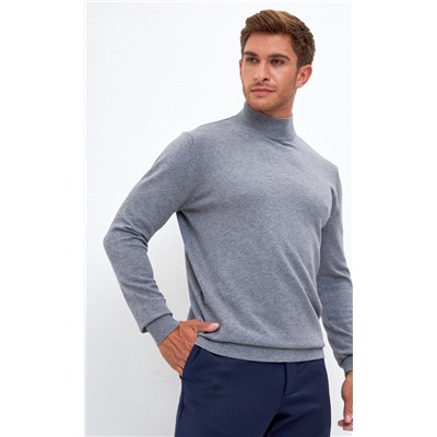 Водолазка мужская F121-01-870 серая меланж