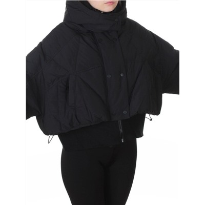 H24-033 BLACK Куртка пуховая зимняя женская (пух)