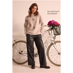 NiV NiV fashion 959 черный, Брюки