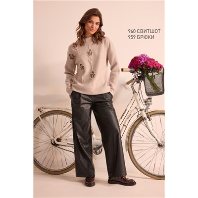 NiV NiV fashion 960 светло-бежевый, Свитшот