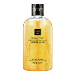 SENANA DELICATE SKIN Гель для душа увлажняющий и омолаживающий (с частичками золота), 550 мл
