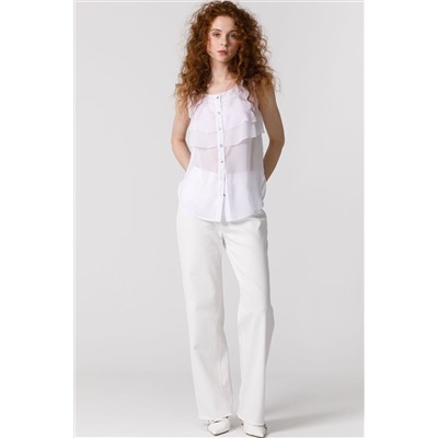 Джинсы молочного цвета на каждый день