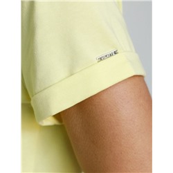 Свободная футболка с принтом из премиального хлопка с эластаном