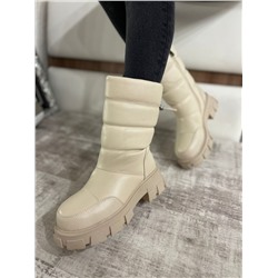 998 Fashion A2795-МП/Z Полусапожки женские молочн иск кожа, подклад иск мех