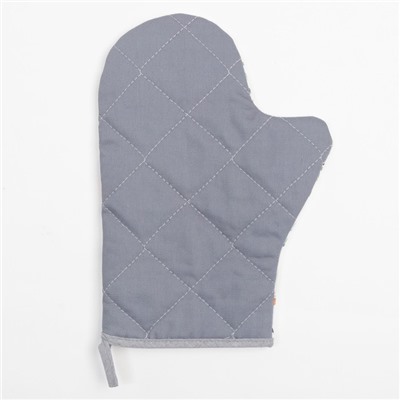 Варежка - прихватка «Этель» Berry garden, 20×28 см, саржа, 100% хлопок, ватин 250 г/м²