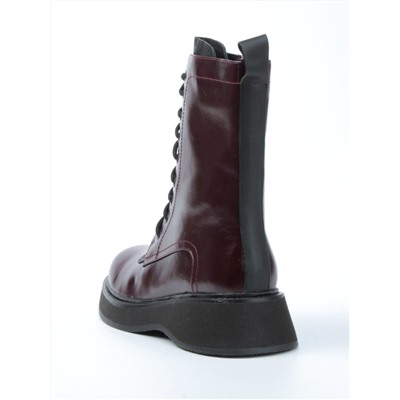 01-C1115-2 VINOUS Ботинки демисезонные женские (натуральная кожа, байка)