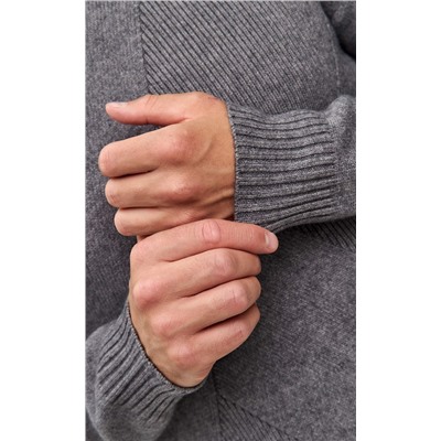Водолазка F421-1528 grey melange