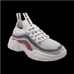 Кроссовки женские текстильные H7-5 белые п/п