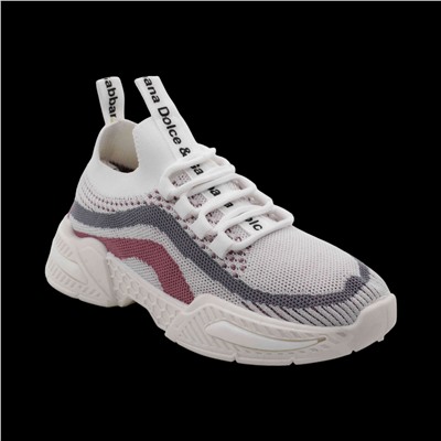 Кроссовки женские текстильные H7-5 белые п/п