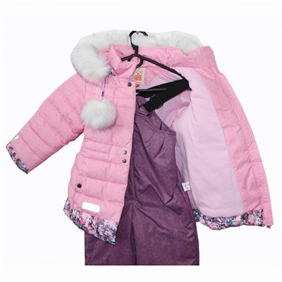 Комплект зимний Джинс 2245 розовый FOX-CUB