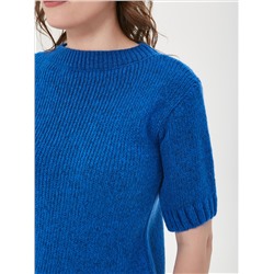 Джемпер вязаный с короткими рукавами