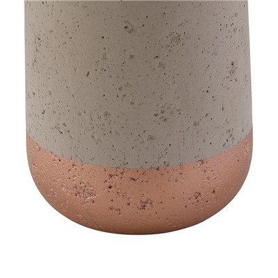 Емкость для хранения Axentia Concrete для ванной комнаты из серой керамики Ø 10 см