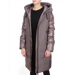 2235 BROWN Пальто женское зимнее AKIDSEFRS (200 гр. холлофайбера)