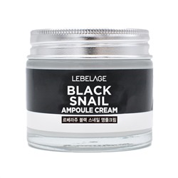 Lebelage Антивозрастной aмпульный крем с муцином чёрной улитки / Ampoule Cream Black Snail, 70 мл
