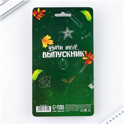 Подарочный набор, ластики 2 шт., карандаши HB 2 шт., блокнот А7 «Выпускной: Вперёд к знаниям!»