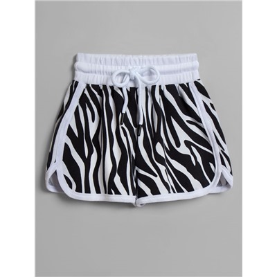 Футболка + шорты, Zebra Black/White