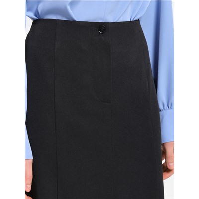 Юбка чёрная миди