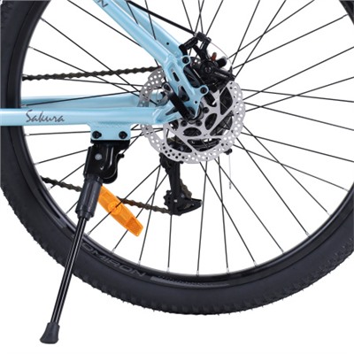 Велосипед 26" рама 17" 21sp COMIRON SAKURA голубой дымный