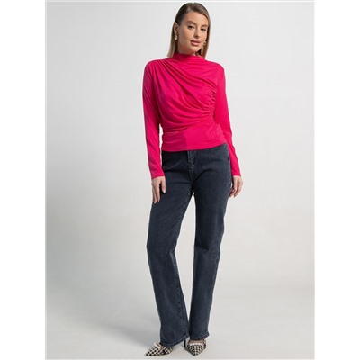 Лонгслив Тайна сердца (малиновый) Б15509-7М