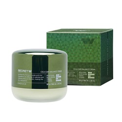 Крем для дица с экстрактом центеллы и лактобациллами Enough Secret With Cica Care Balance Cream 80 ml